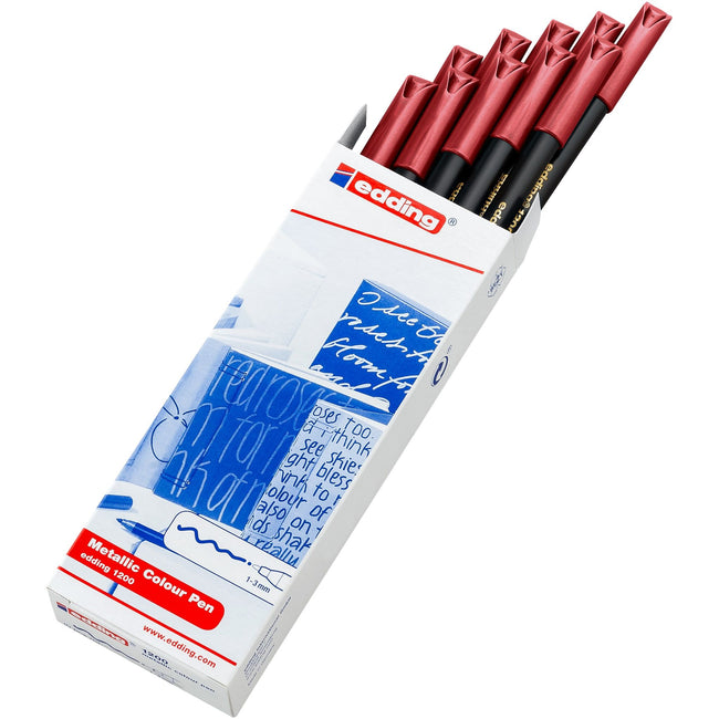 Edding -  Fineliner  1200 f metallic rood