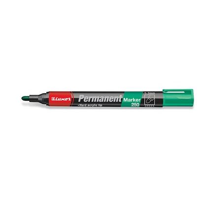 Luxor - 250 marqueur permanent rouge 1-3 mm 150 pièces