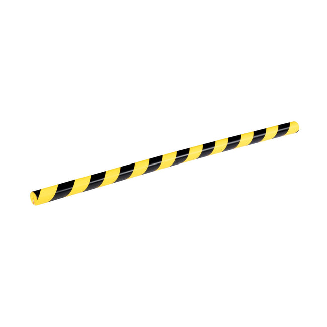 Durable -  Beschermingsprofiel  e8r hoek 1m geel zwart | 5 stuks