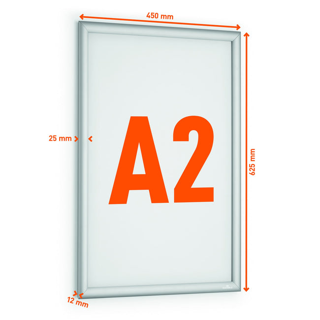 Durable -  Kliklijst  aluminium a2 outdoor