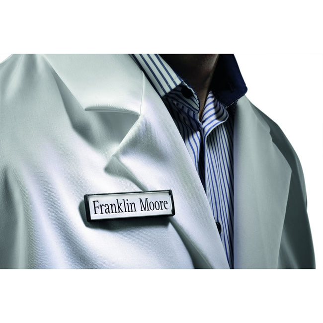 Durable -  Badge  clip card met magneet 17x67mm
