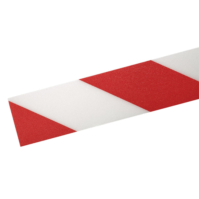Durable -  Vloermarkeringse duraline 50mmx30m rood wit