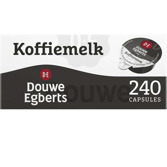Douwe Egberts - café au lait, tasses de 7,5 g, boîte de 240 pièces
