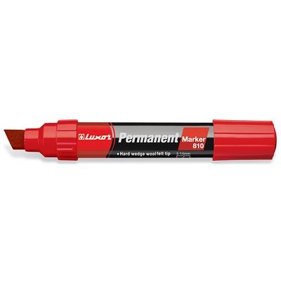 Luxor - 810 marqueur permanent rouge 5-14 mm 50 pièces