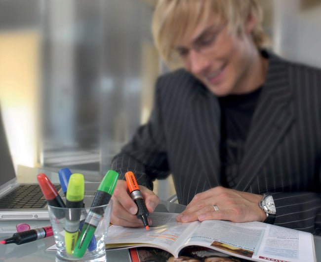 STABILO -  Luminator, markeerstift, geel, per stuk (afbeelding 2)