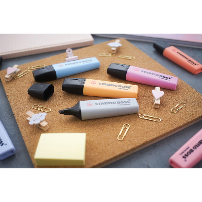 Stabilo -  BOSS ORIGINAL, markeerstift, blauw, per stuk | 10 stuks