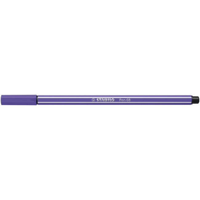 Stabilo -  Pen 68, premium viltstift, paars, per stuk | 10 stuks