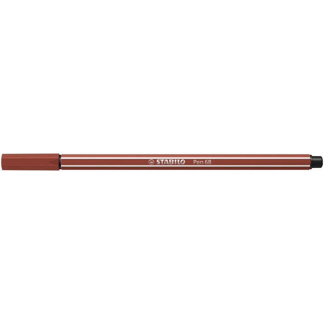 Stabilo -  Viltstift pen 68/75 m sienna | 10 stuks
