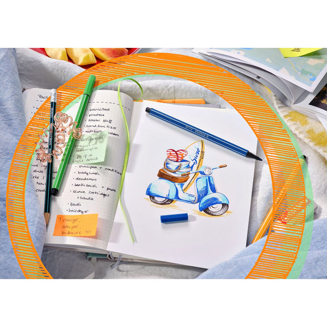 Stabilo -  Viltstift pen 68/20 arty m ass 20st | 5 stuks