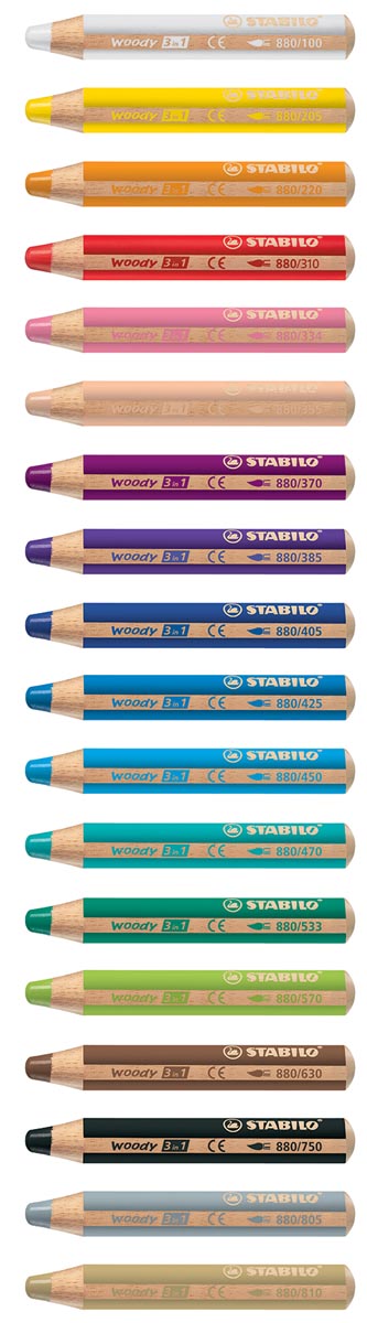 STABILO -  woody 3 in 1 Multi 10 stuk(s) (afbeelding 2)
