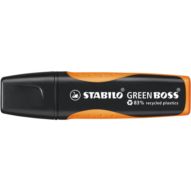 Stabilo -  GREEN BOSS, milieuvriendelijke markeerstift, oranje, per stuk