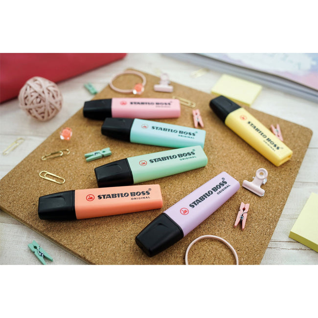 Stabilo -  BOSS ORIGINAL tel, markeerstift, poeder roze, per stuk