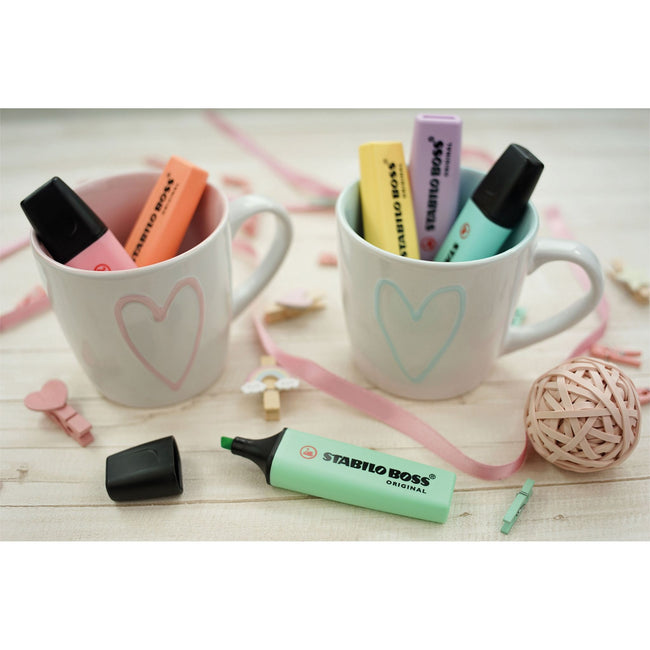 Stabilo -  Markeerstift boss 70/129 pastel roze | 10 stuks