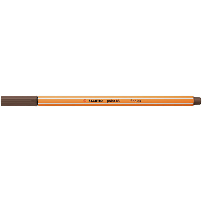 Stabilo -  point 88, premium fineliner 0.4 mm, amber, per stuk