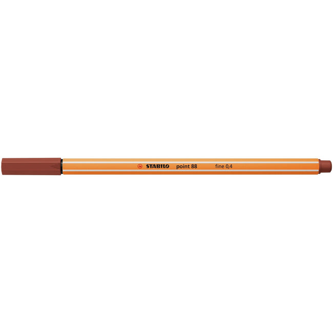 Stabilo -  Fineliner point 88/75 f sienna | 10 stuks