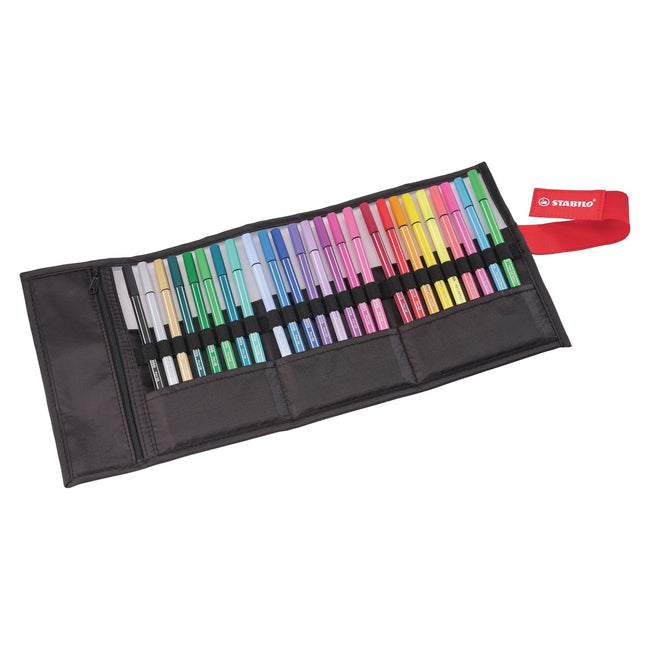Stabilo -  Viltstift pen 68/25 arty roletui m 25st | 5 stuks