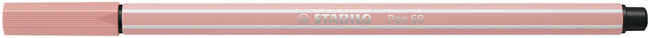 Stabilo -  Viltstift pen 68/28 m donkerblush | 10 stuks