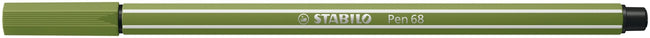 Stabilo -  Viltstift pen 68/35 m mosgroen | 10 stuks