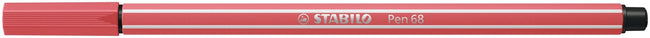 Stabilo -  Viltstift pen 68/47 m roestig rood | 10 stuks