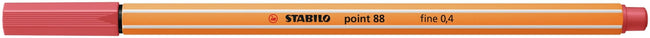 Stabilo -  Fineliner point 88/47 f roestig rood | 10 stuks