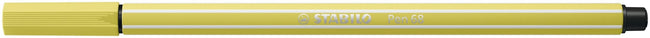 Stabilo -  Viltstift pen 68/67 m mosterd | 10 stuks