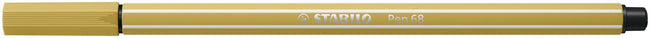 Stabilo -  Viltstift pen 68/66 m khaki | 10 stuks