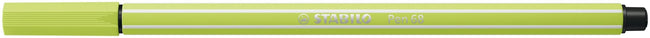 Stabilo -  Viltstift pen 68/14 m vleugje limoen | 10 stuks
