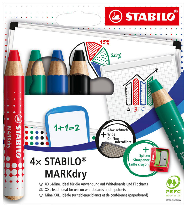Stabilo -  MARKdry 4 stuk(s)