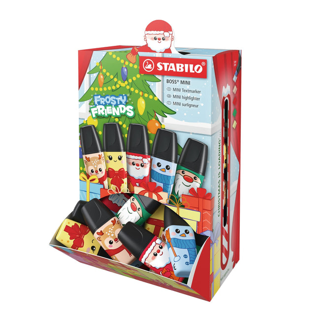 Stabilo -  boss min frosty friends assorti