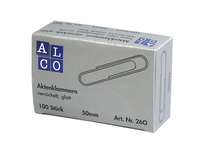Alco -   50mm rond 100 stuks vernikkeld