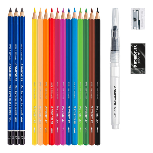 Staedtler -  Kleurpotloden watercolor aquarel 18dlg | 4 stuks