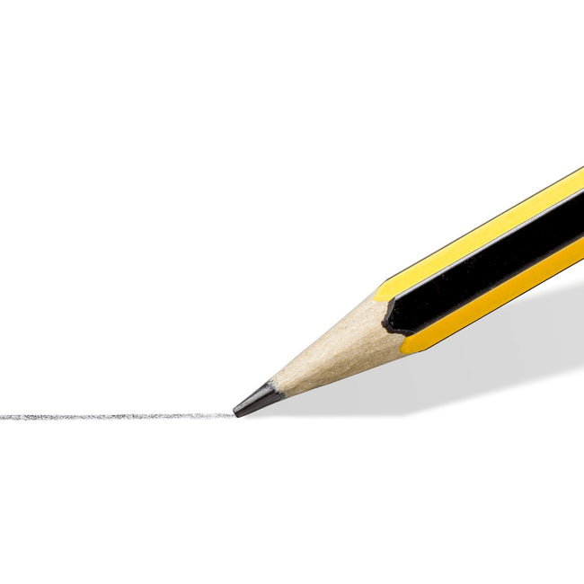 Staedtler -  Potlood noris standaard 120-0 hb met gum | 10 stuks
