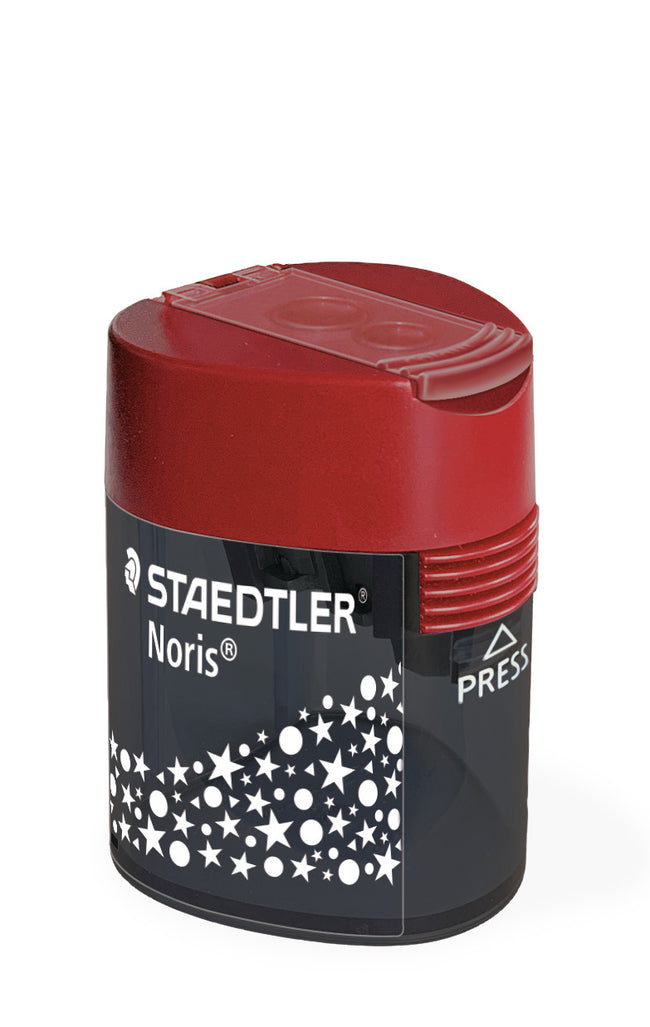 Staedtler -  Puntenslijper 2gaats grijs/rood