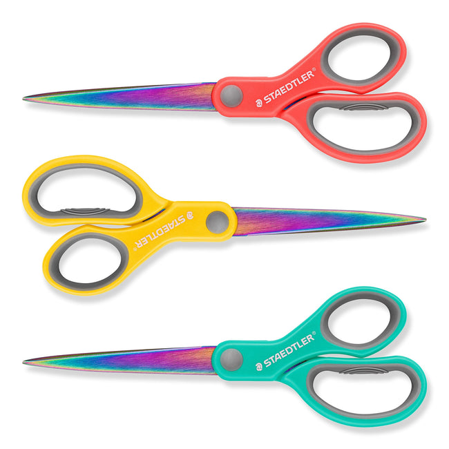 Staedtler -  Schaar norix 21cm 3 kleuren assorti