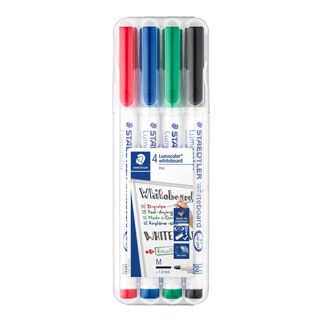 Staedtler -  Whiteboardmarker 301 rond 1mm ass