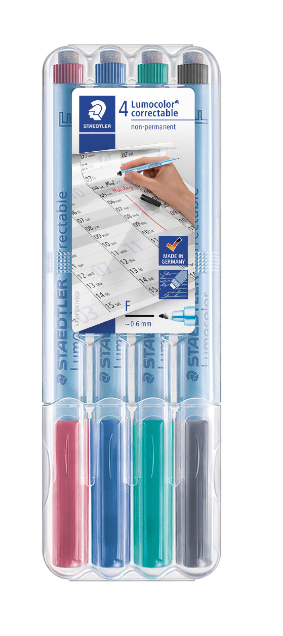 Staedtler -  Viltstift ohp lumo f 305 correctable ass
