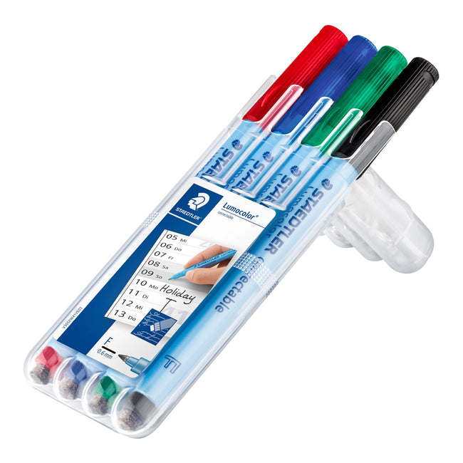 Staedtler -  Viltstift ohp lumo f 305 correctable ass | 10 stuks