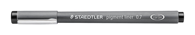 Staedtler -  Fineliner pigment 308 0.7mm zwart | 10 stuks