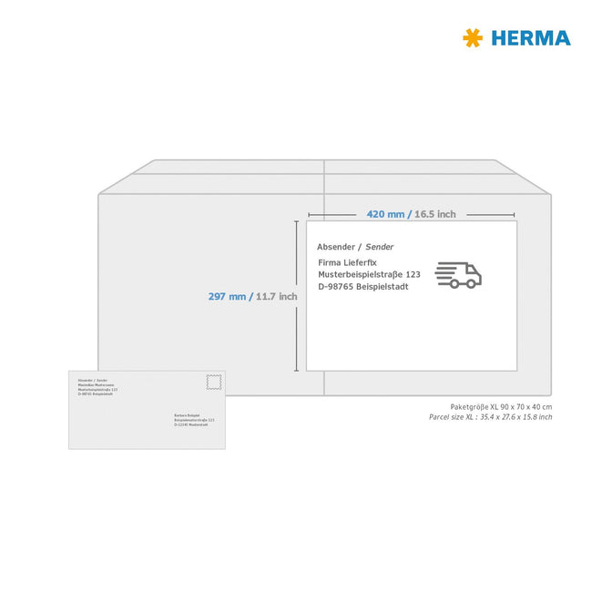 HERMA -  Etiket  8692 a3 420x297mm 100st