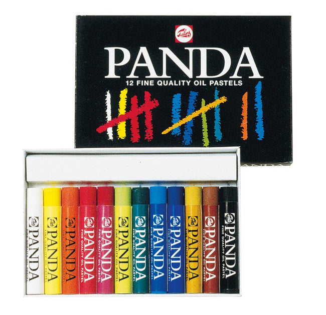 Talens - Pastel à l'huile Panda set de 12 couleurs
