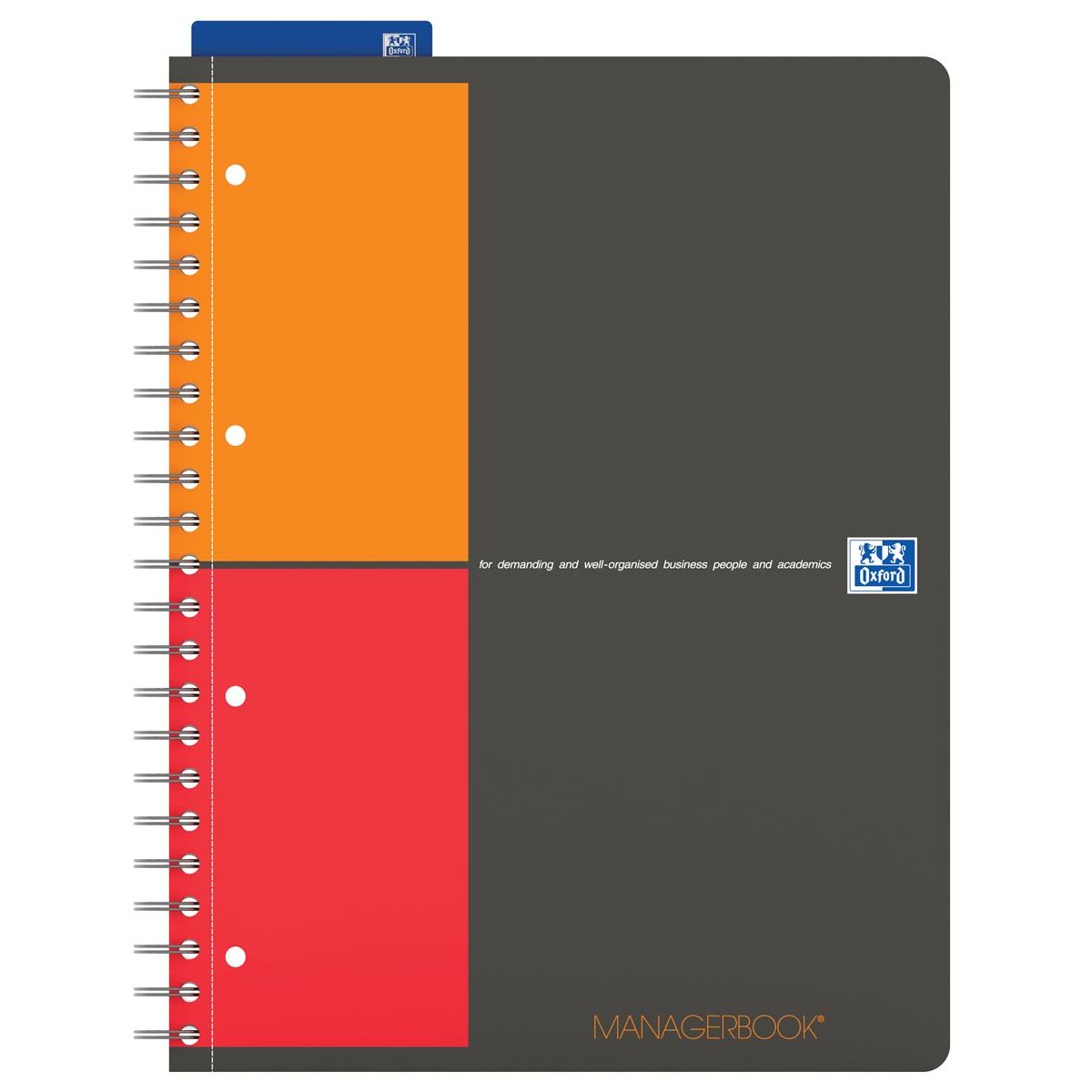 Oxford -  INTERNATIONAL managerbook, 160 bladzijden, ft A4+