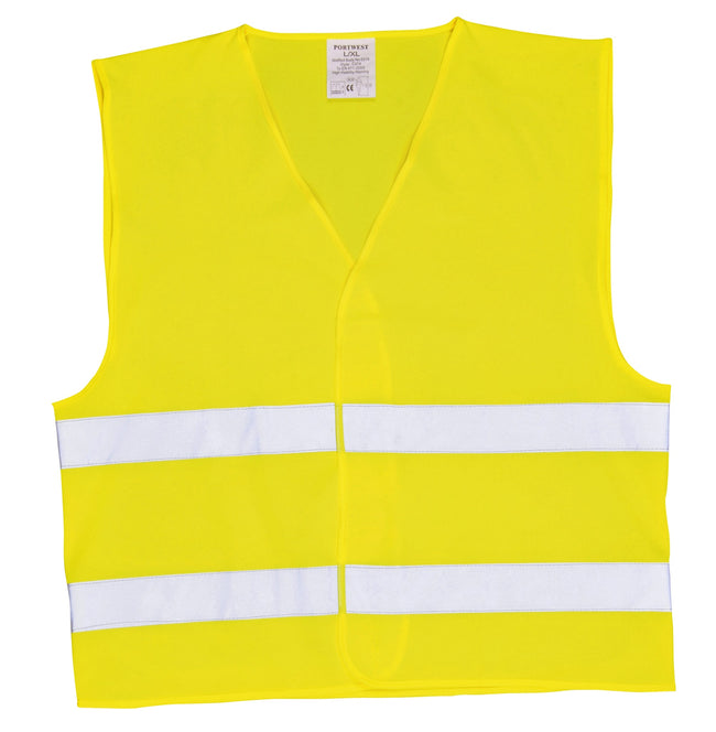 Leina -  Veiligheidsvest  met opdruk bhv geel