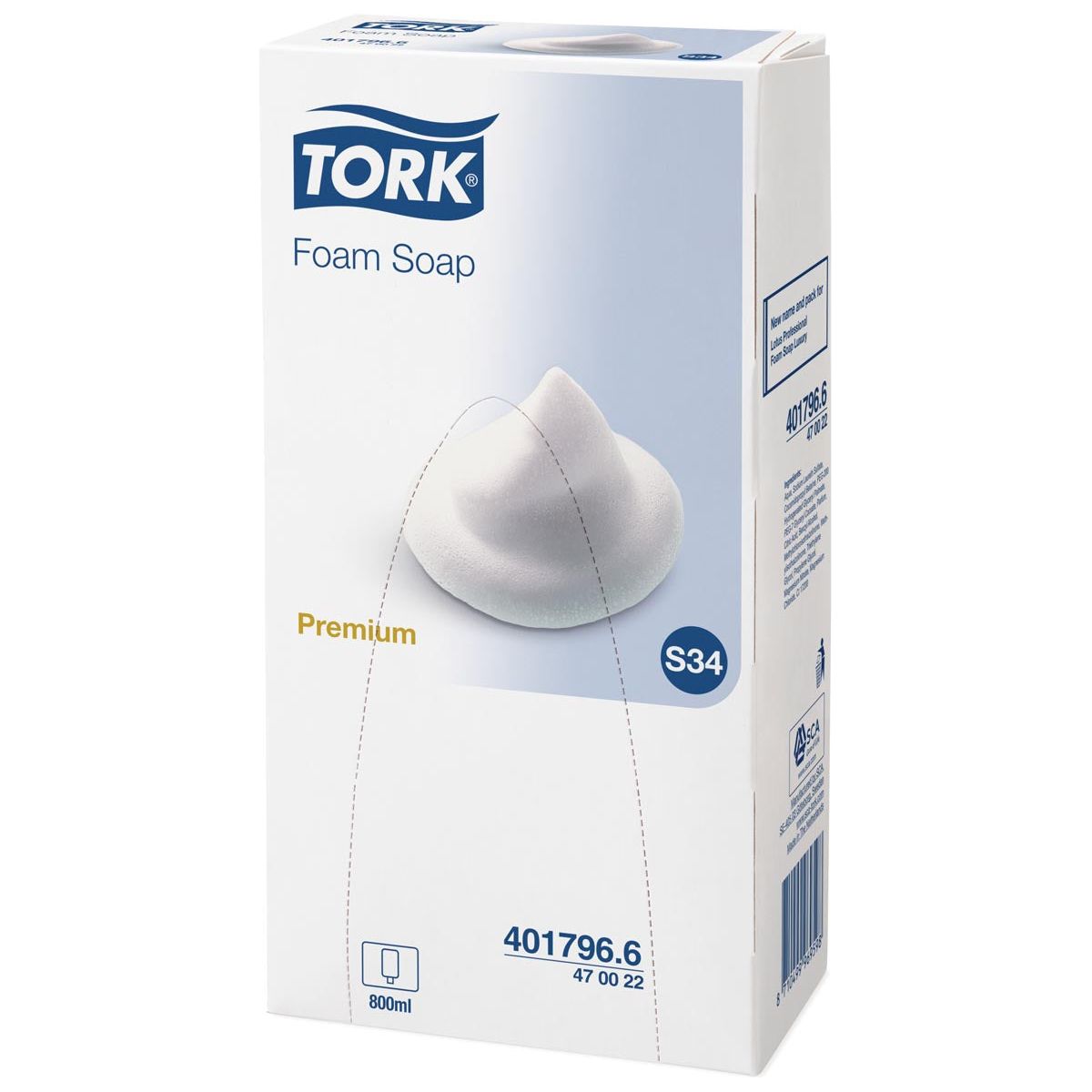 Tork - Schaumseife, System S34, Flasche von 800 ml