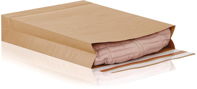 E-green -   enveloppen met blokbodem, ft 590 x 450 x 100 + 95 mm, doos van 100 stuks