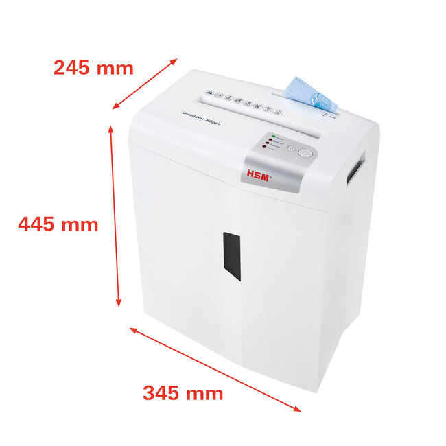 HSM -  Papiervernietiger  shred x6pro 2x15mm cd