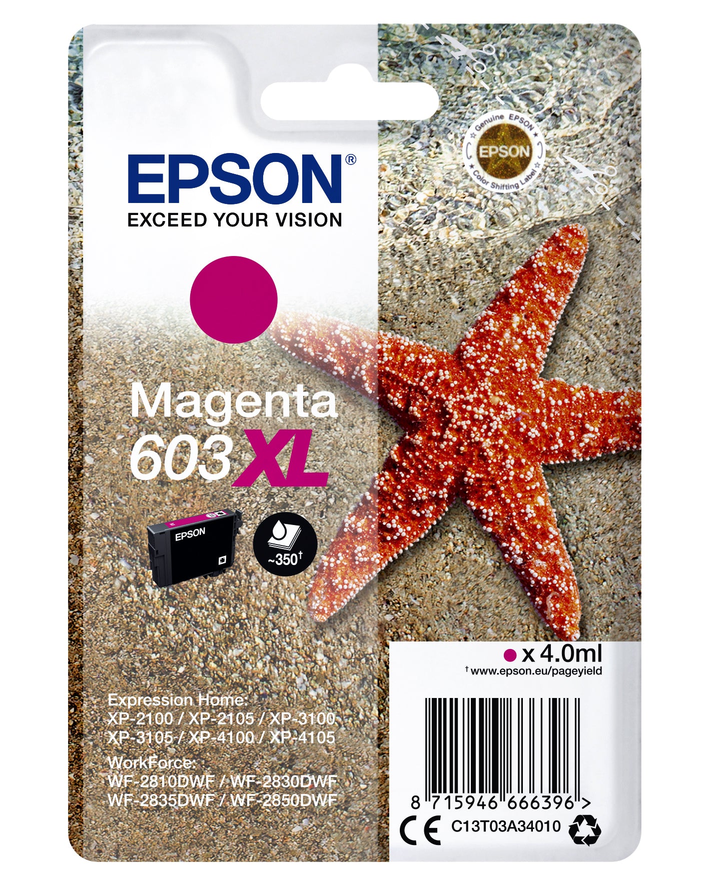 Epson - Tintenpatrone 603XL T03A3 rot