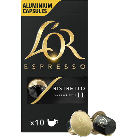 Douwe Egberts - Tasses à café L'Or expresso Ristretto 10 pièces