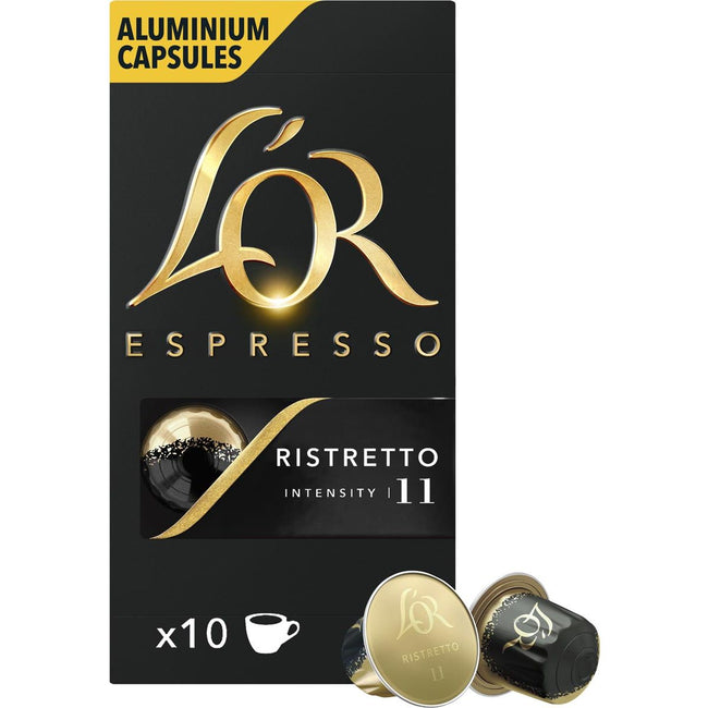 Douwe Egberts - Tasses à café L'Or expresso Ristretto 10 pièces
