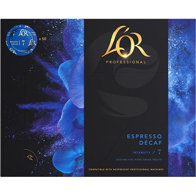 Douwe Egberts - Professional discs Intensity 7, Espresso Décaf, pak van 50 discs