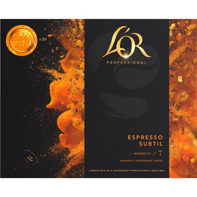 Douwe Egberts - professional discs Intensity 7, Espresso Subtil, pak van 50 discs